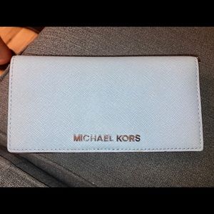Michael Kors Light Blue Wallet